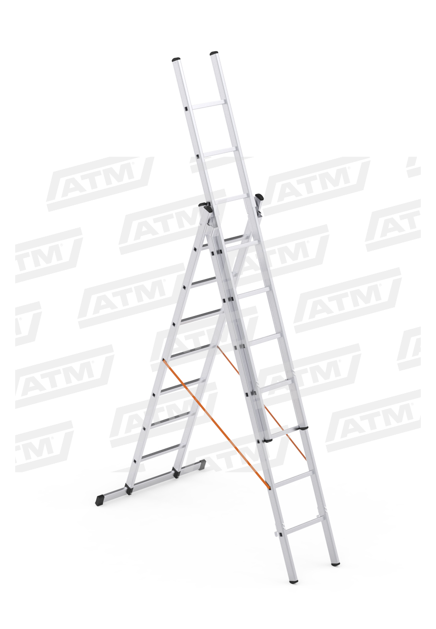 4x3=12+1=13 MT A Tipi Sürgülü Merdiven